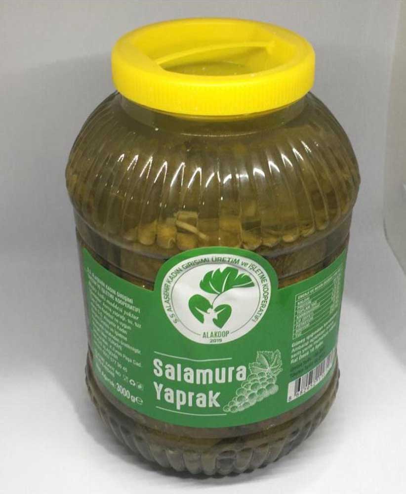 Salamura Yaprak 3 Kg Pet  Ambalaj