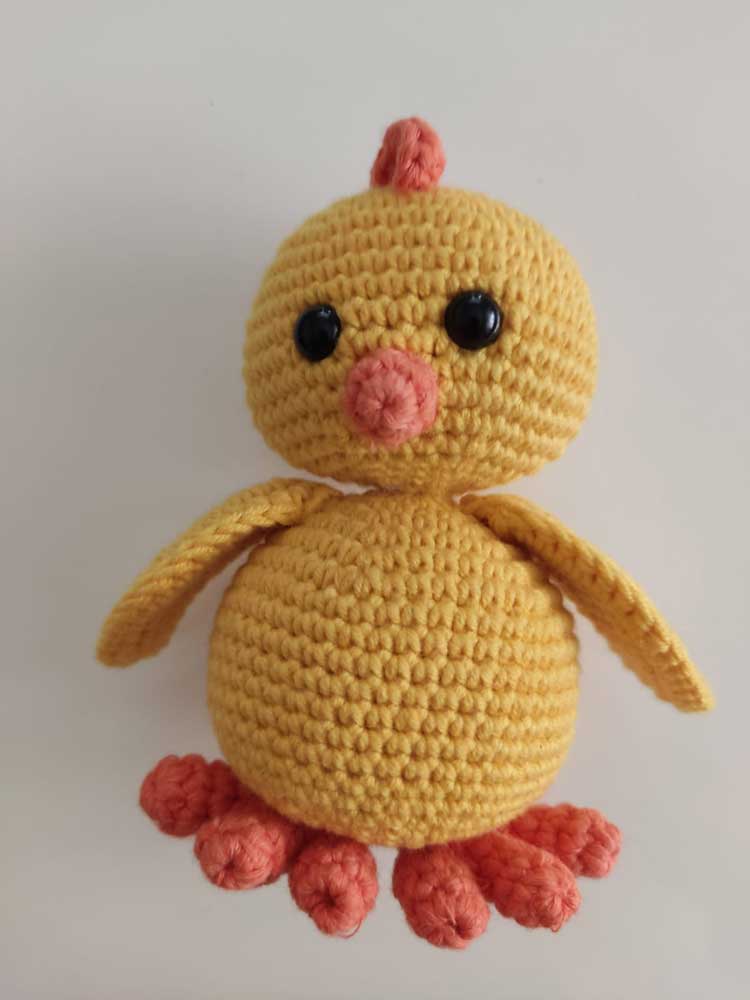 Sevimli Amigurumi Oyuncak Civciv