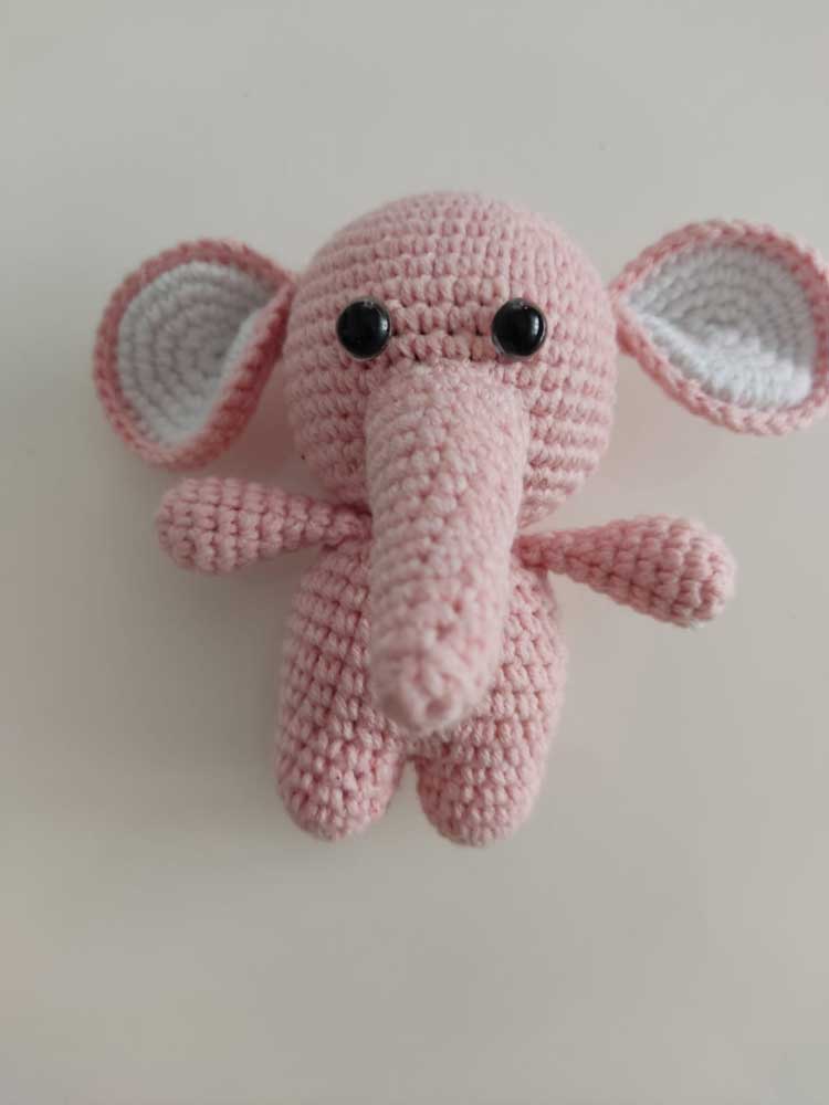 Sevimli Amigurumi Oyuncak Fil