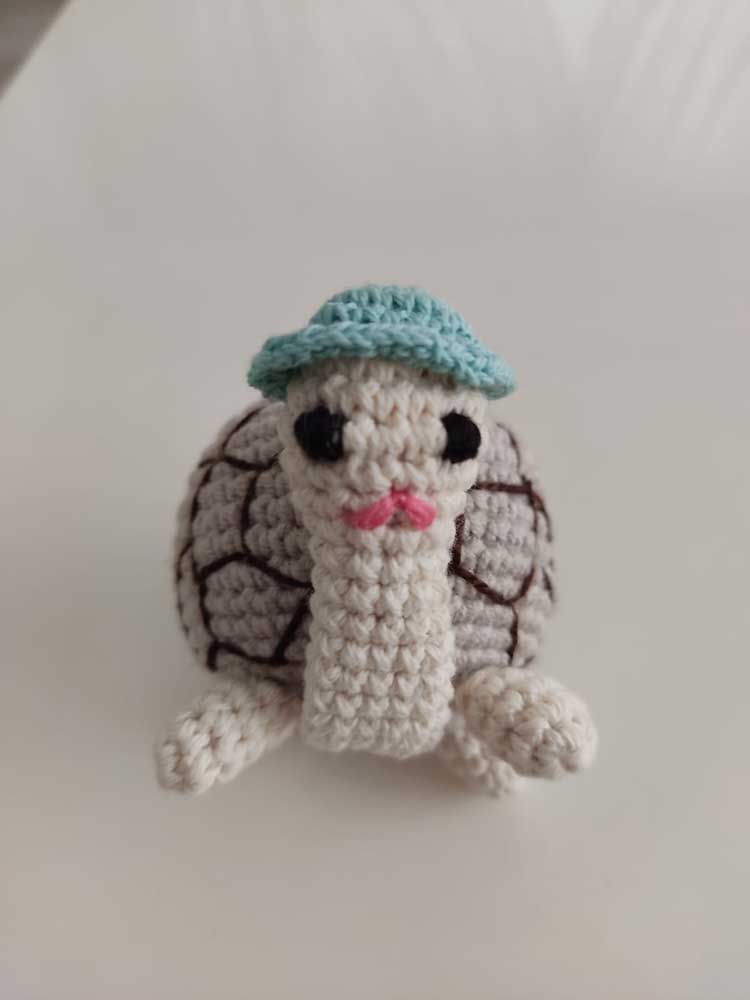 Sevimli Amigurumi Oyuncak Kaplumbağa