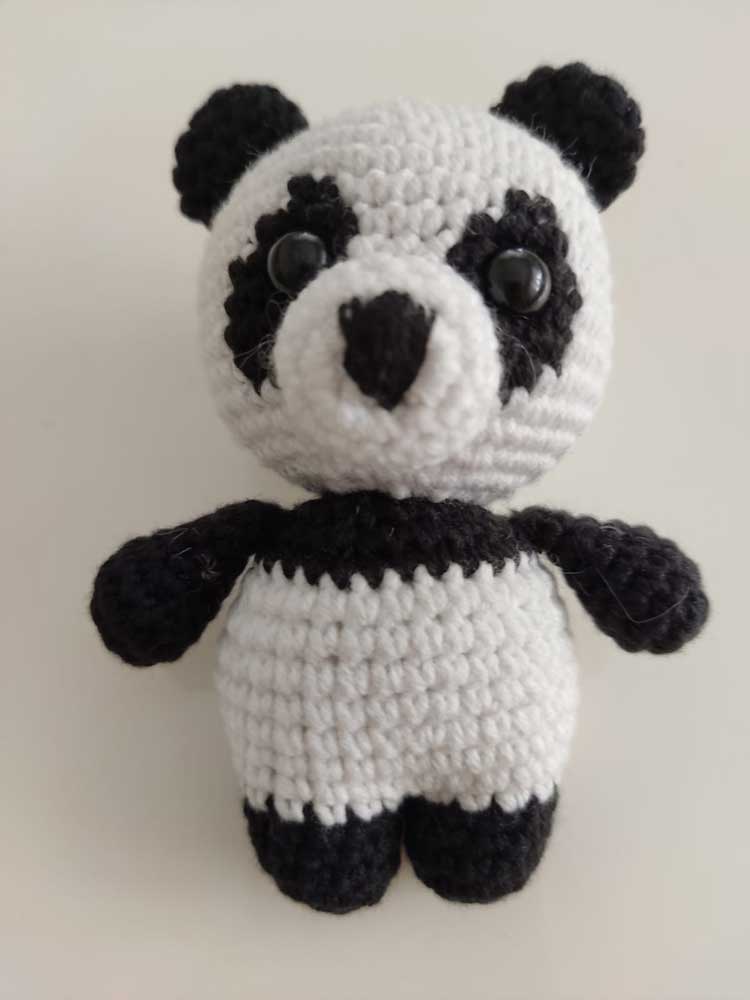 Sevimli Amigurumi Oyuncak Panda